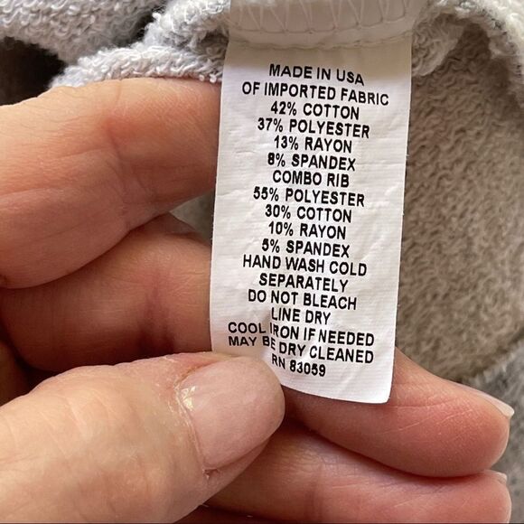 Anthropologie Drew Zip‎ Up Knit Jacket with Raw Edges - Medium - Picture 6 of 10